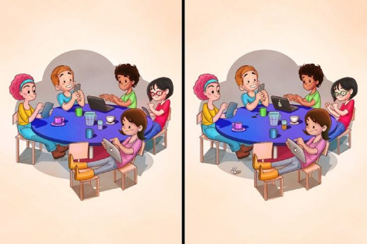 TEST: Câte diferențe ai găsit între cele două imagini. Doar cei care au vederea ascuțită le observă pe toate 25 test diferente