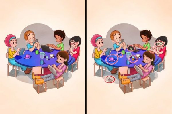 TEST: Câte diferențe ai găsit între cele două imagini. Doar cei care au vederea ascuțită le observă pe toate 26 test diferente