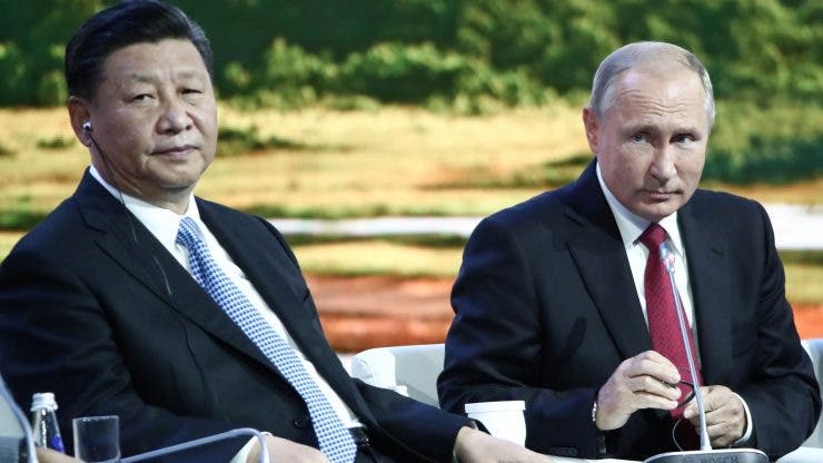 Vladimir Putin a discutat cu liderul Chinei.