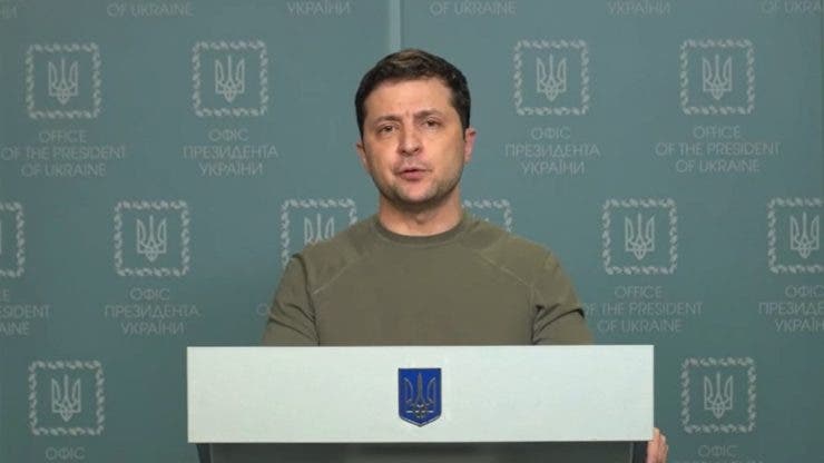 Volodimir Zelenski, intervenție video dramatică