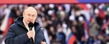 Vladimir Putin și-a scos propaganda pe stadion