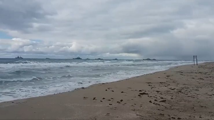 Război în Ucraina. Rușii agită apele în Marea Neagră: 14 nave militare se îndreaptă spre Odessa 25 odessa