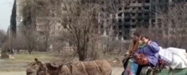 Imaginea disperării din Mariupol.