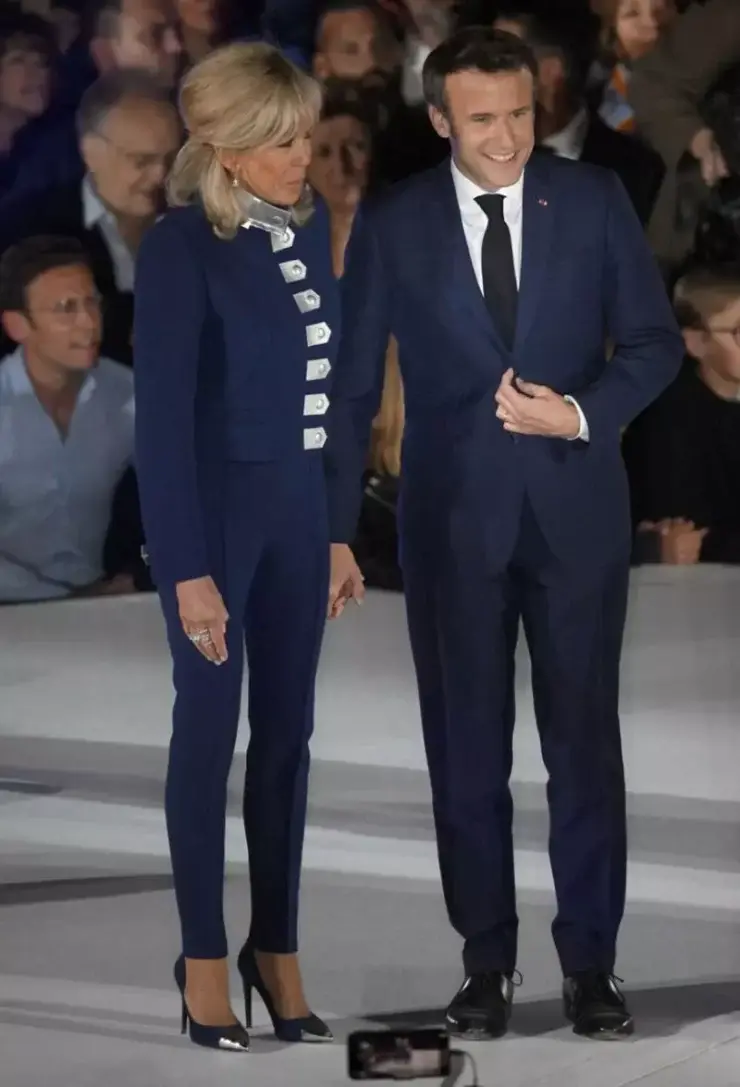 Brigitte si Emmanuel Macron