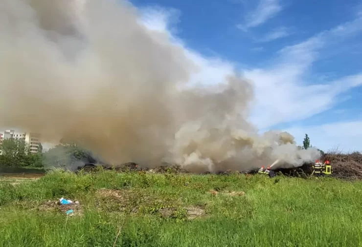 Incendiu de proporții în Parcul Grozavești! A fost emis mesaj Ro Alert 25 bucuresti