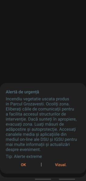 Incendiu de proporții în Parcul Grozavești! A fost emis mesaj Ro Alert 27 bucuresti