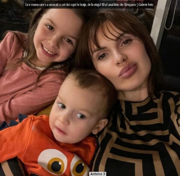 Ea e mama care s-a aruncat cu copiii în brațe de la etaj în Timișoara 26 mama timisoara