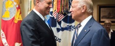 Gestul surprinzător pe care președintele României, Klaus Iohannis, l-a făcut în timpul întâlnirii cu Joe Biden