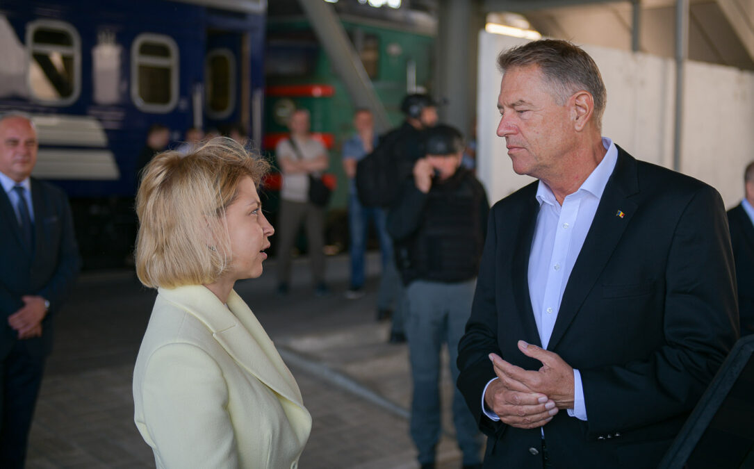 Alarmă aeriană la Kiev în timpul vizitei președintelui Klaus Iohannis 26