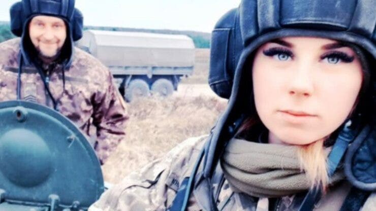 Tatyana este fata de foc din armata Ucrainei.