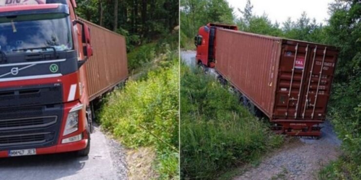 Peripețiile unui șofer român de TIR. S-a pierdut într-o pădure din Germania, a abandonat camionul, s-a întors în țară şi s-a angajat la altă firmă 25 Peripeția unui șofer român de TIR. S-a pierdut într-o pădure din Germania, a abandonat camionul, s-a întors în țară şi s-a angajat la altă firmă