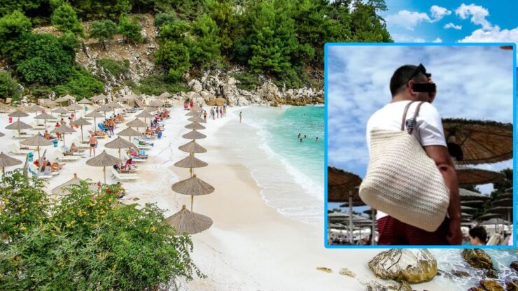Apariție șocantă pe o plajă din Thassos. Un turist a uimit întreg internetul: ,,Wow! Oare ce era acolo? E de-al nostru. Să ni-l asumăm…” 25 aparitie turistâ