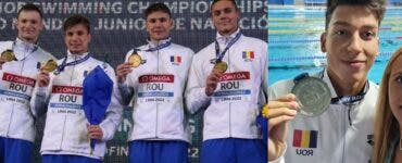 „Imaginile unei nopți superbe”. Campionatul Mondial de înot pentru juniori din Peru: medalia de aur pentru ştafeta de 4×100 m liber, cu record al competiţiei stabilit de David Popovici