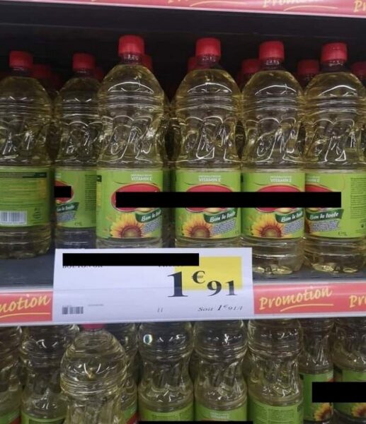  Homepage » Actualitate» Țara în care uleiul românesc este mai ieftin decât la noi. O sticlă costă mai puțin de 2 euro / FOTO Țara în care uleiul românesc este mai ieftin decât la noi