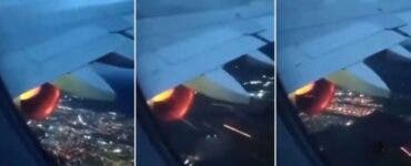 Panică printre pasagerii unui avion, după ce un motor a loc foc în timpul zborului. „Am crezut că o să murim”