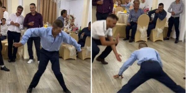 Un bărbat a fost sufletul petrecerii la o nuntă din Buzău. Ce mișcări de dans a făcut pe celebra piesă „Meneaito”
