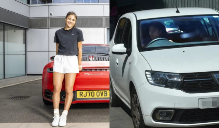 Este imaginea Porsche, dar conduce o Dacia Sandero. Cum a fost surprinsă Emma Răducanu la volanul unei mașini românești 25