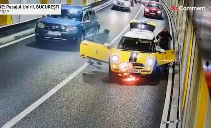 accident pasajul unirii