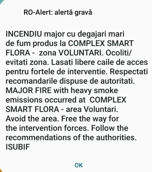 Două depozite din Voluntari au luat foc. Incendiu de proporții și risc de poluare în zonă. Explozii succesive în interiorul clădirii 26