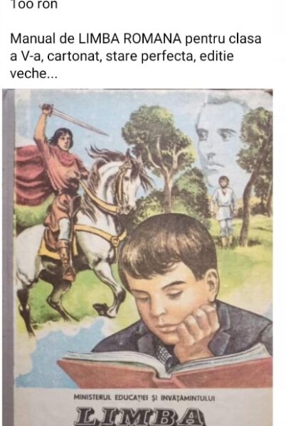 Mai ai prin bibliotecă manuale şcolare vechi? "Stai" pe o comoară şi nici nu ştii! Cu cât au ajuns să se vândă aceste cărţi 26 carti