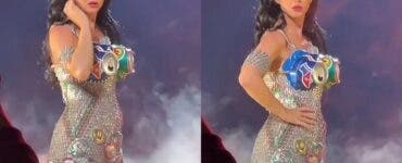 Momentul când lui Katy Perry îi cade o pleoapă în timpul unui concert. Reacția fanilor: „Eroare mecanică”