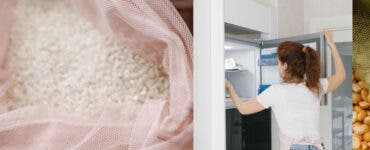 Ce se întâmplă dacă pui orezul în congelator două zile. Trucul îți poate fi de mare ajutor