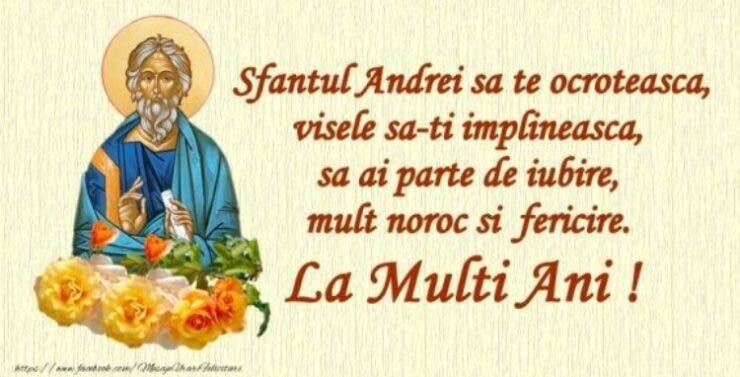 Cele mai frumoase mesaje și felicitări de „La mulți ani!” de Sfântul Andrei
