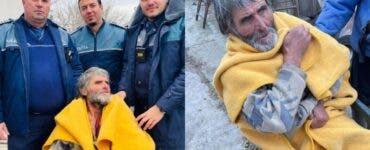 Cum au salvat trei polițiști din Dolj un bătrân de la moarte. L-au găsit inconștient, în frig, aproape dezbrăcat