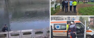 Un bărbat din Oradea și-a bătut iubita, a lovit 4 mașini și apoi s-a aruncat în râu, unde au intervenit scafandrii