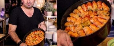 Cât costă o porție de sarmale cu mămăliguță în restaurantul celebrului chef Cătălin Scărlătescu din București. Care e rețeta sarmalelor lui Scărlătescu
