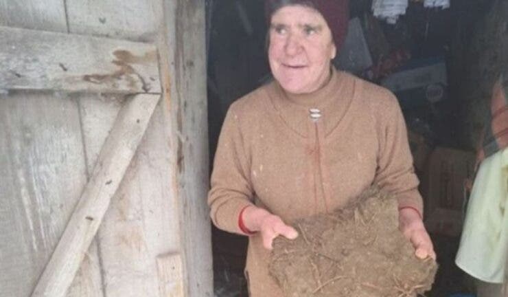Balega uscată, modul prin care țăranii din Botoșani își încălzesc casele: „Cu varză la butoi și tizic treci iarna”
