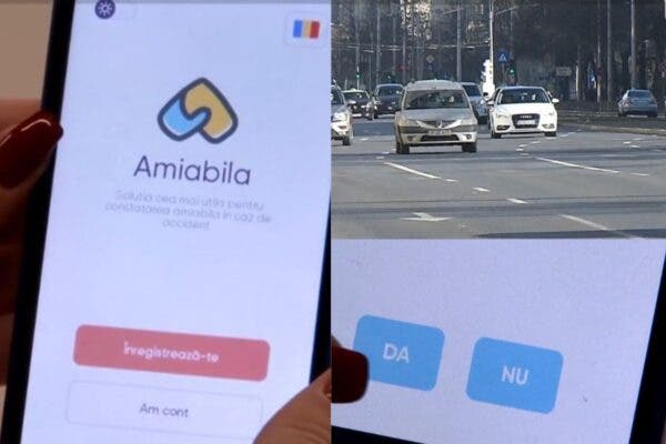 Aplicaţia care îi ajută pe șoferii români implicați în accidente. Cum funcționează „Amiabila”