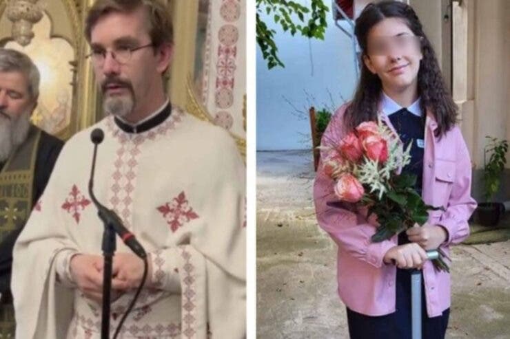 Cum se mai simte Ecaterina, fiica preotului Nicolae Dima, după operația pe creier. Copila a spus, așa cum a putut ea, rugăciunea „Îngerașul”