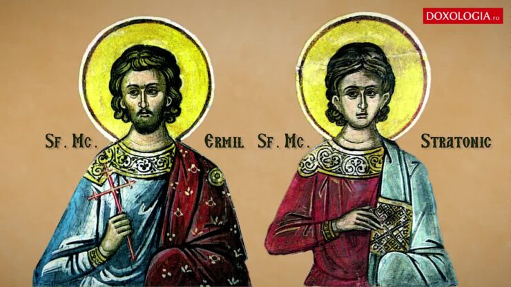 sfintii mucenici ermil si stratonic