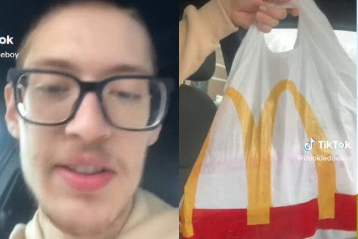 Ce a găsit un bărbat într-un pungă de McDonald's. În interior, era o pungă și mai mică
