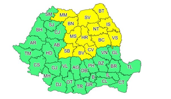 Temperaturi ca în Siberia! Cea mai geroasă zi din an indică minus 25 de grade 26 ALERTĂ ANM