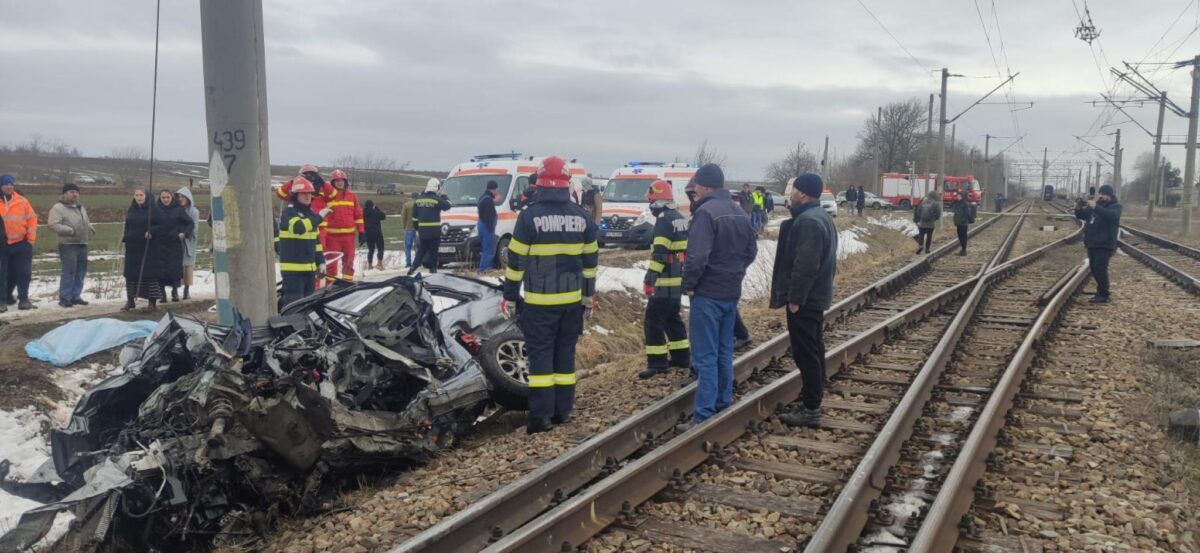 BREAKING NEWS Accident mortal la o trecere de cale ferată! În dubla tragedie au fost implicați și copii