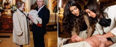 Cine sunt nașii de botez ai fiicei lui Codin Maticiuc? Imagini inedite din biserica unde a fost creștinată micuța FOTO