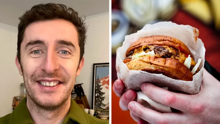 Suma incredibilă pe care un bărbat a trebuit să o plătească pentru un banal burger și o porție de cartofi prăjiți 25 britanic burger