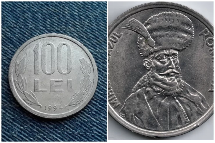 moneda de 100 de lei mihai viteazul