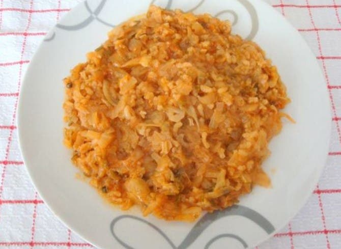 Reţetă de post de la Muntele Athos: orez cu varză. E una dintre mâncărurile cele mai cerute de călugări