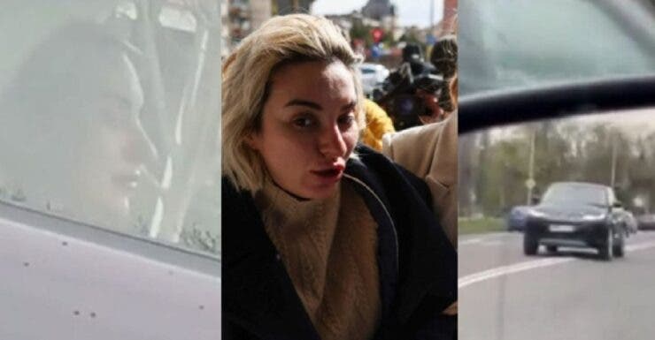 Primele imagini cu Ana Morodan, conducând haotic, chiar înainte să fie reținută pentru consum de alcool și substanțe interzise. Cum se apără vedeta VIDEO