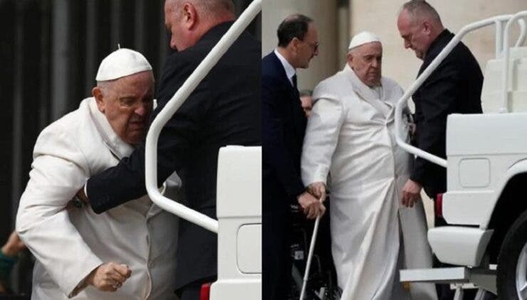 Ultimile imagini cu Papa Francisc înainte să fie internat la spital! Mesagerul lui Dumnezeu suferă de o infecție respiratorie 