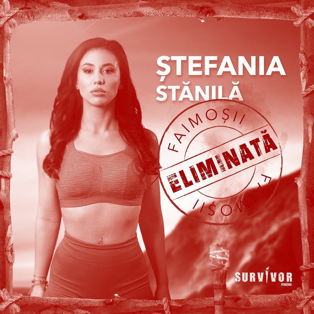 Ștefania Stănilă, eliminată de la Survivor