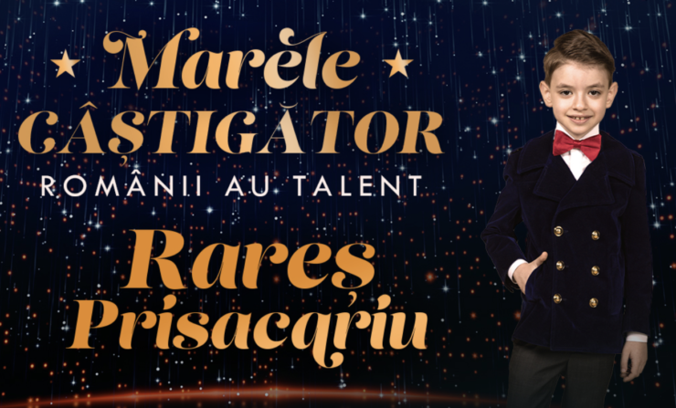 Rareș Prisăcariu este câștigătorul Românii au talent 2023
