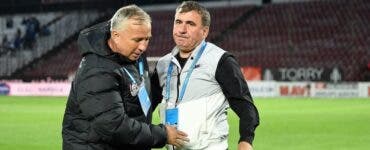 Ce i-ar fi strigat Dan Petrescu lui Gică Hagi la finalul meciului CFR Cluj - Farul Constanța