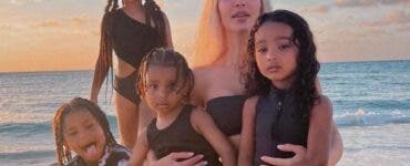 Kim Kardashian nu face față rolului de mamă singură. De ce adoarme plângând din cauza copiilor: „E o tornadă în casă”