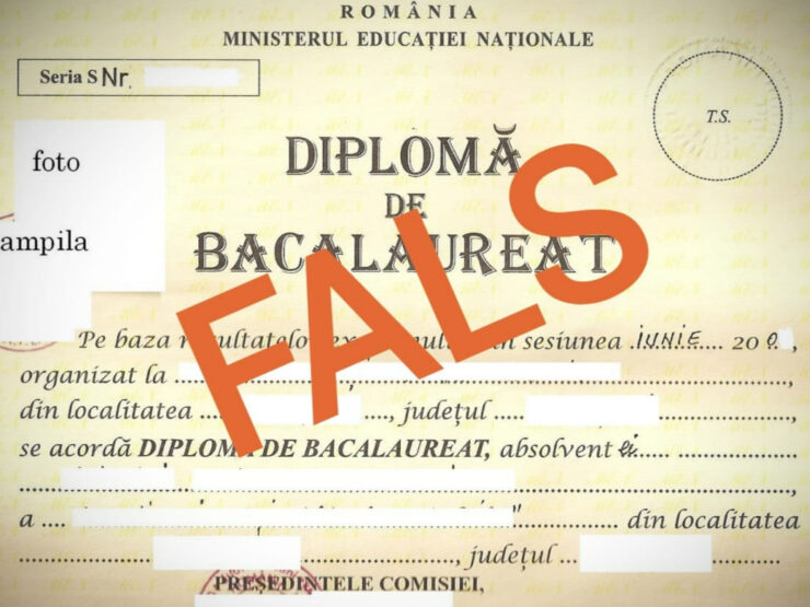 Cu cât vindeau două persoane diplome false de Bac în Timișoara. O universitate renumită colabora cu impostorii 25 diploma de bacalaureat falsificata
