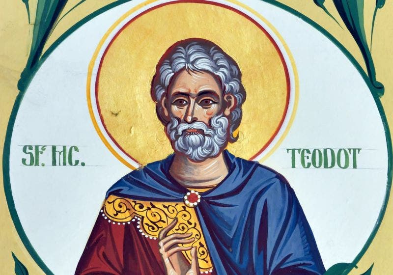 Sfântul Mucenic Teodot, sărbătorit pe 7 iunie 2023
