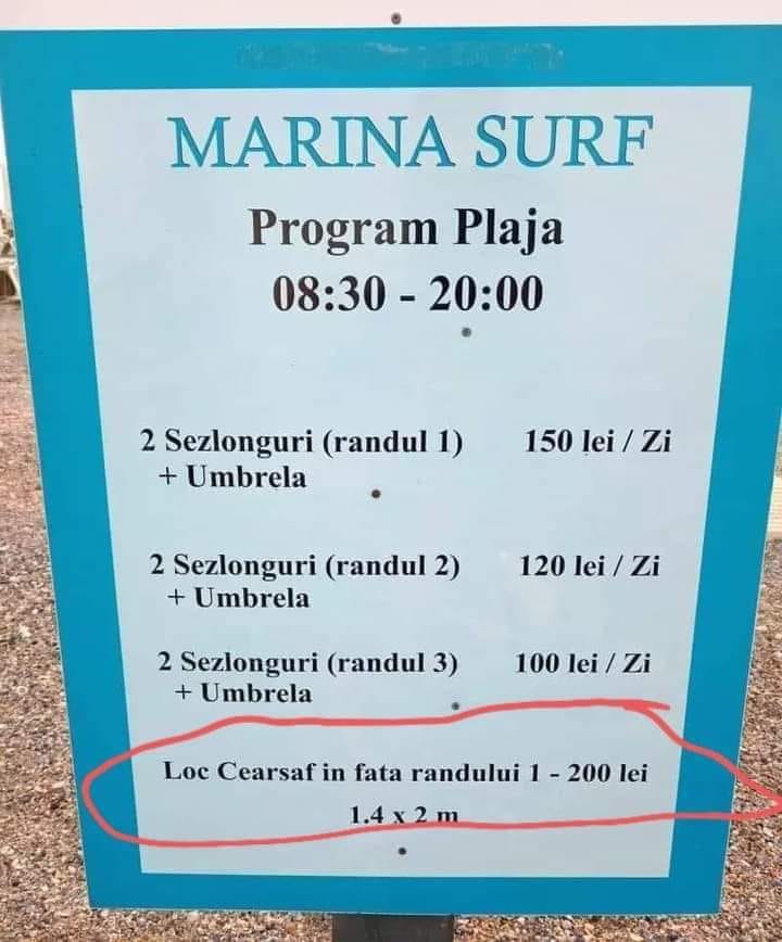 cat costa un sezlong la mare 2023